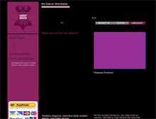 Tablet Screenshot of corsetheaven.com